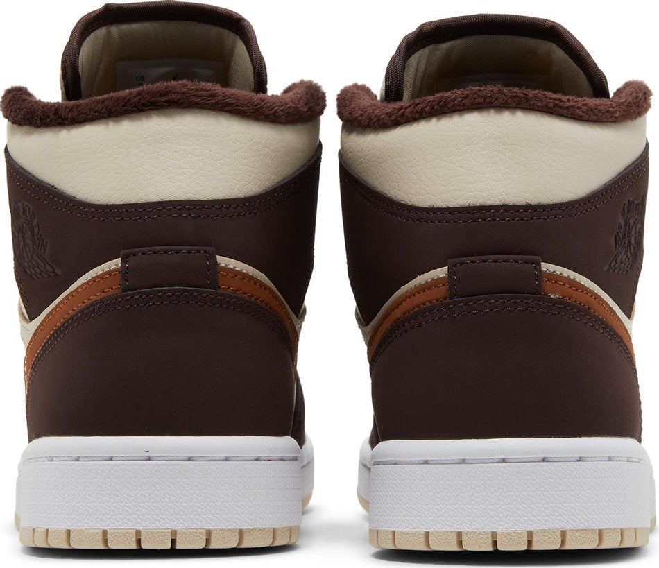 Wmns Air Jordan 1 Mid SE 'Cream Dark Chocolate' DO6699-200